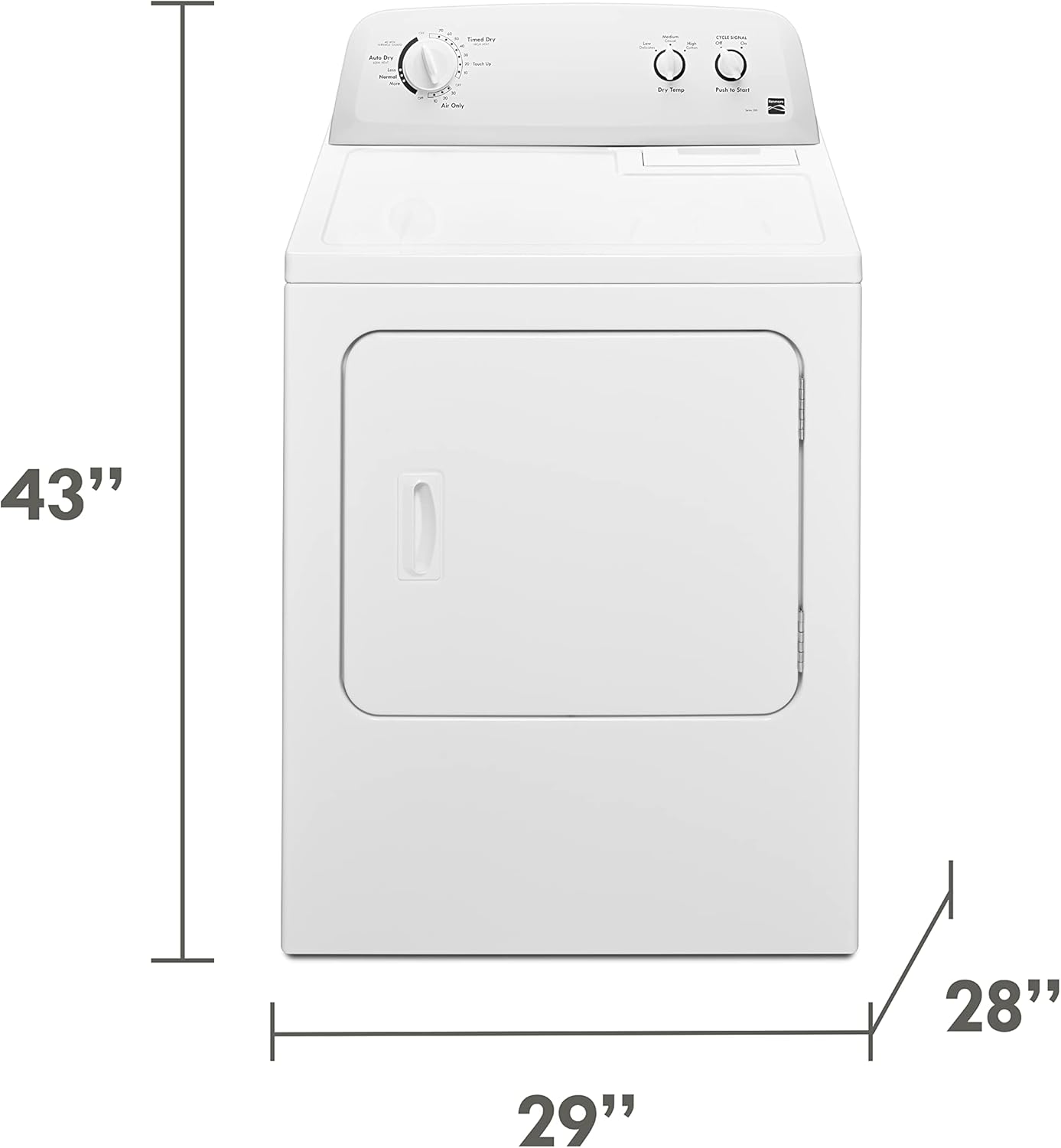 Kenmore 29" Front Load Electric Dryer