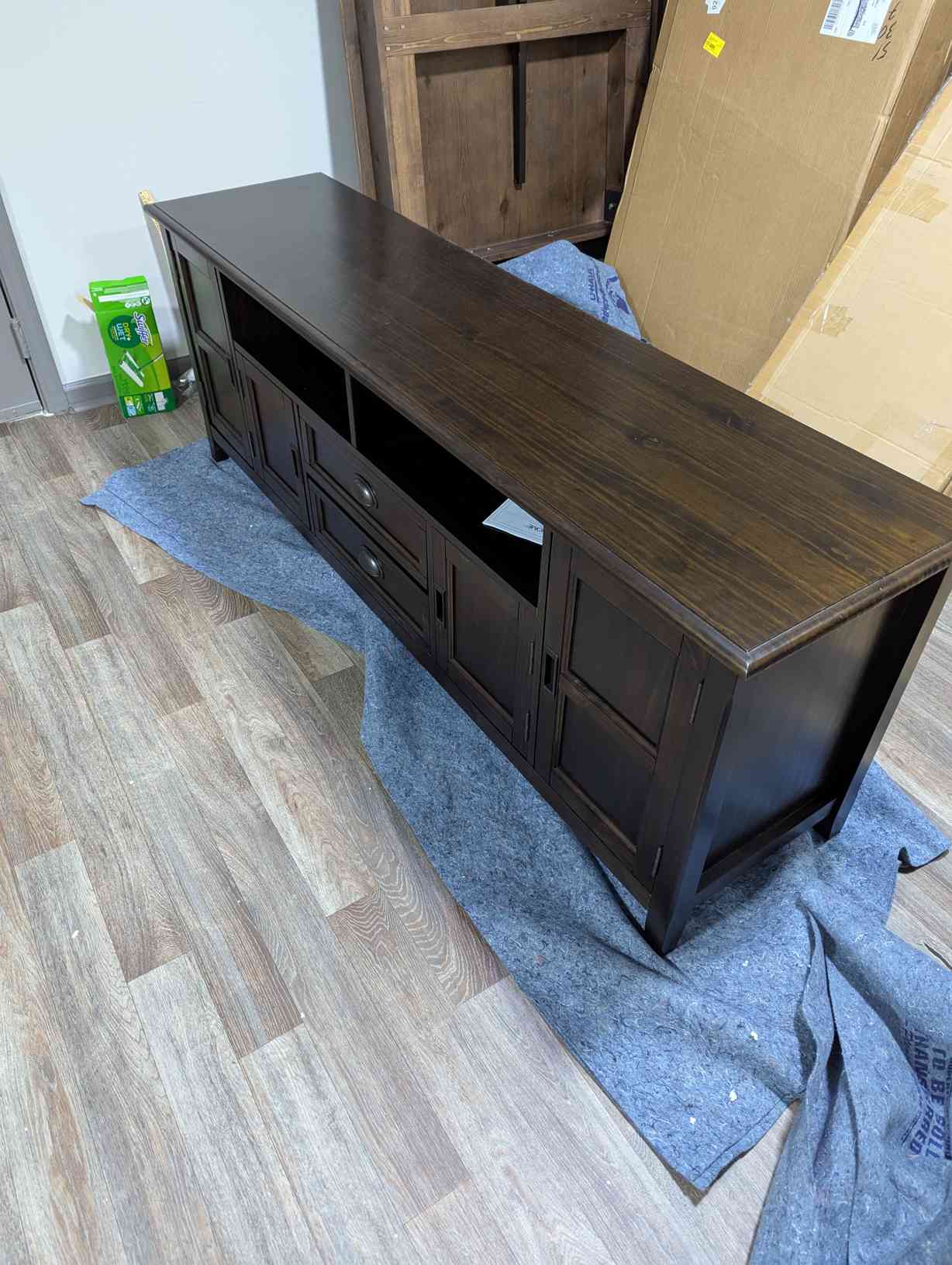 Simpihome Wood 72" TV Stand