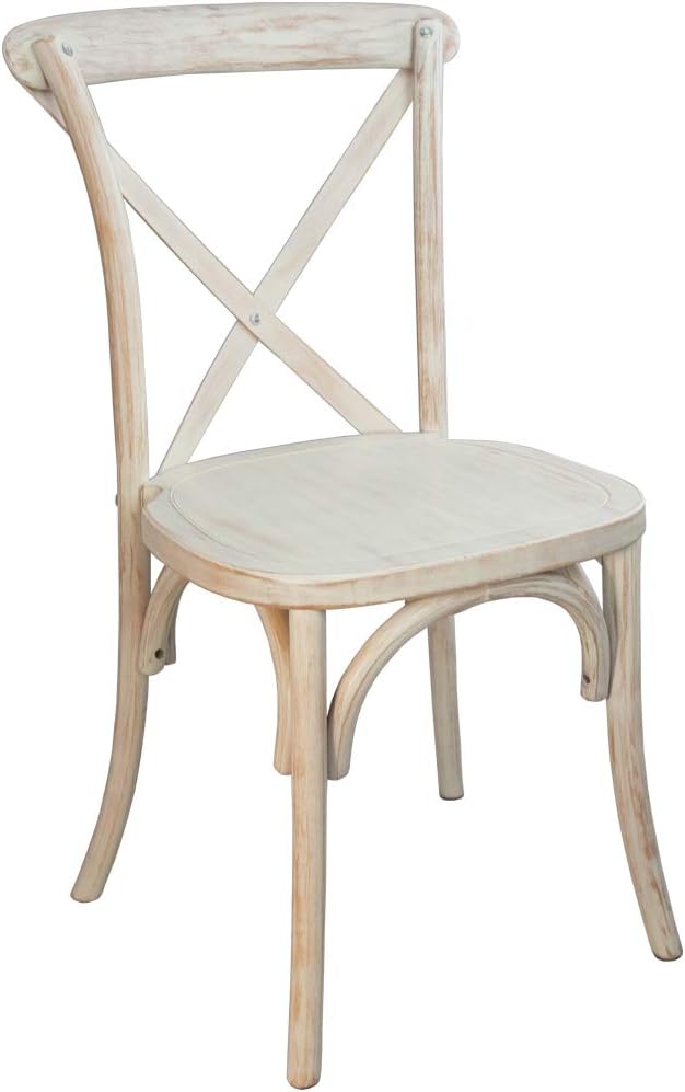 Lime Wash X-Back Chair (1 available)