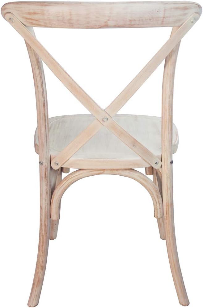 Lime Wash X-Back Chair (1 available)