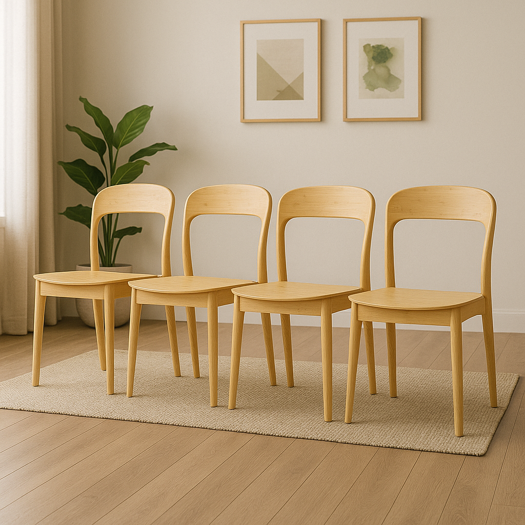 Greenington Bamboo Sustainable Chairs (Set of 4)