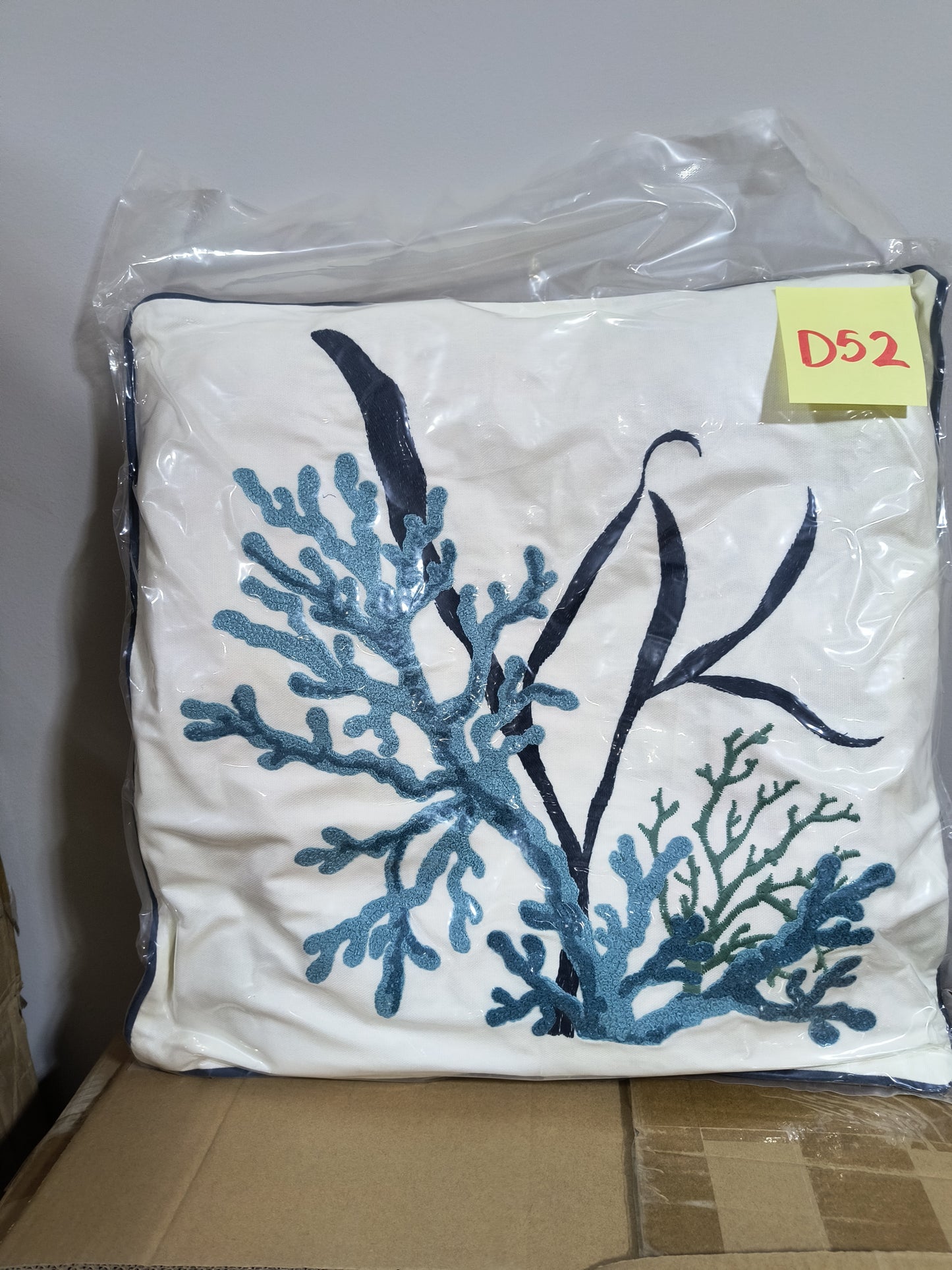 Sea Grass Pillow Blue (Over 10 Available)