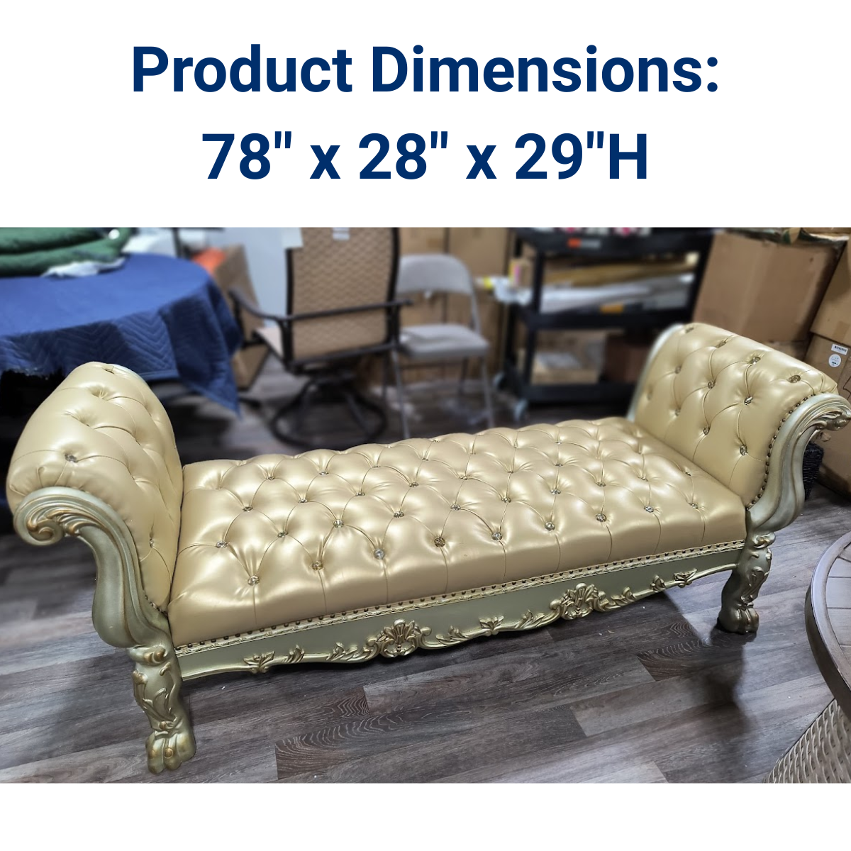Acme Furniture Living Room Dresden Bench