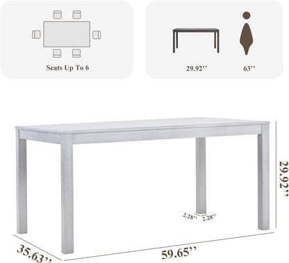 Colamy Wood Dining Table