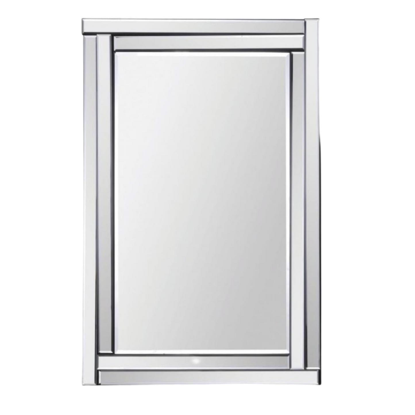 Ava 24" W X 35" H Rectangular Glass Framed Bathroom Wall Mirror Home Décor Mirrors Accent Mirror