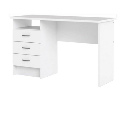 Tvilum Whitman Desk with 3 Drawers, White