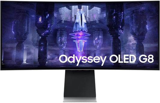 SAMSUNG Odyssey OLED G8 34'' 1440p HDR 175 Hz Curved Ultrawide Gaming Monitor