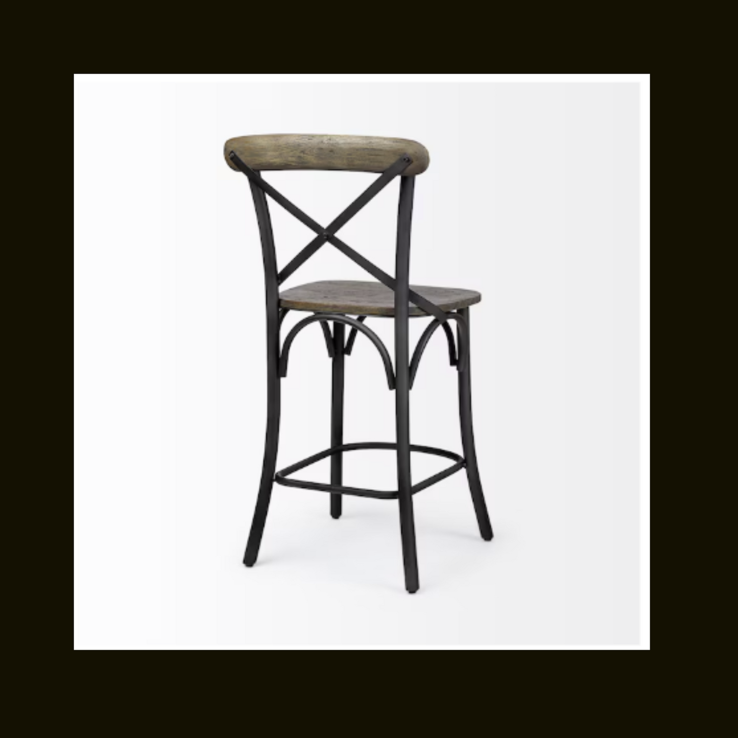 Mercana Etienne 24.75-in H Counter Height Metal Bar Stool (1 Available)