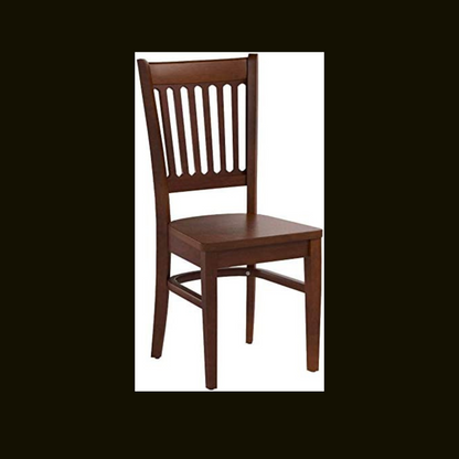 Vancouver Collection Dining Room Chairs with Wood Seat in Espresso (Set of 2 )