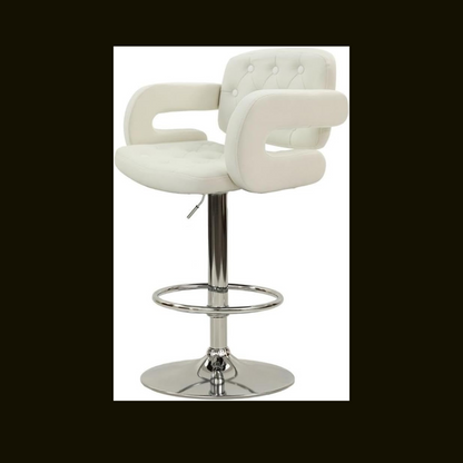 Tufted Back and Seat Barstool (1 Available)