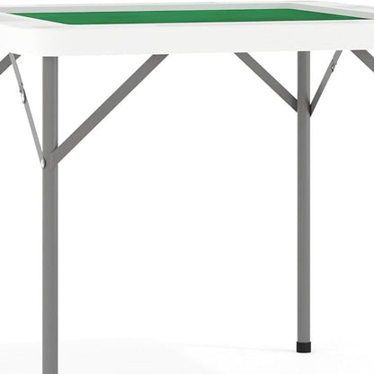 Square Folding Game Table with Green Playing Surface 34.5 in.