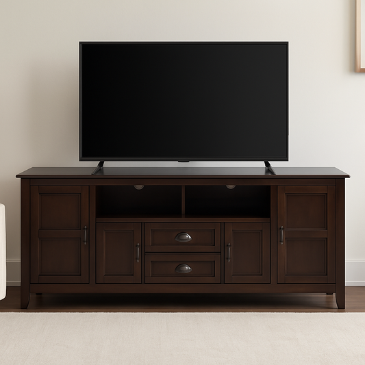 Simpihome Wood 72" TV Stand