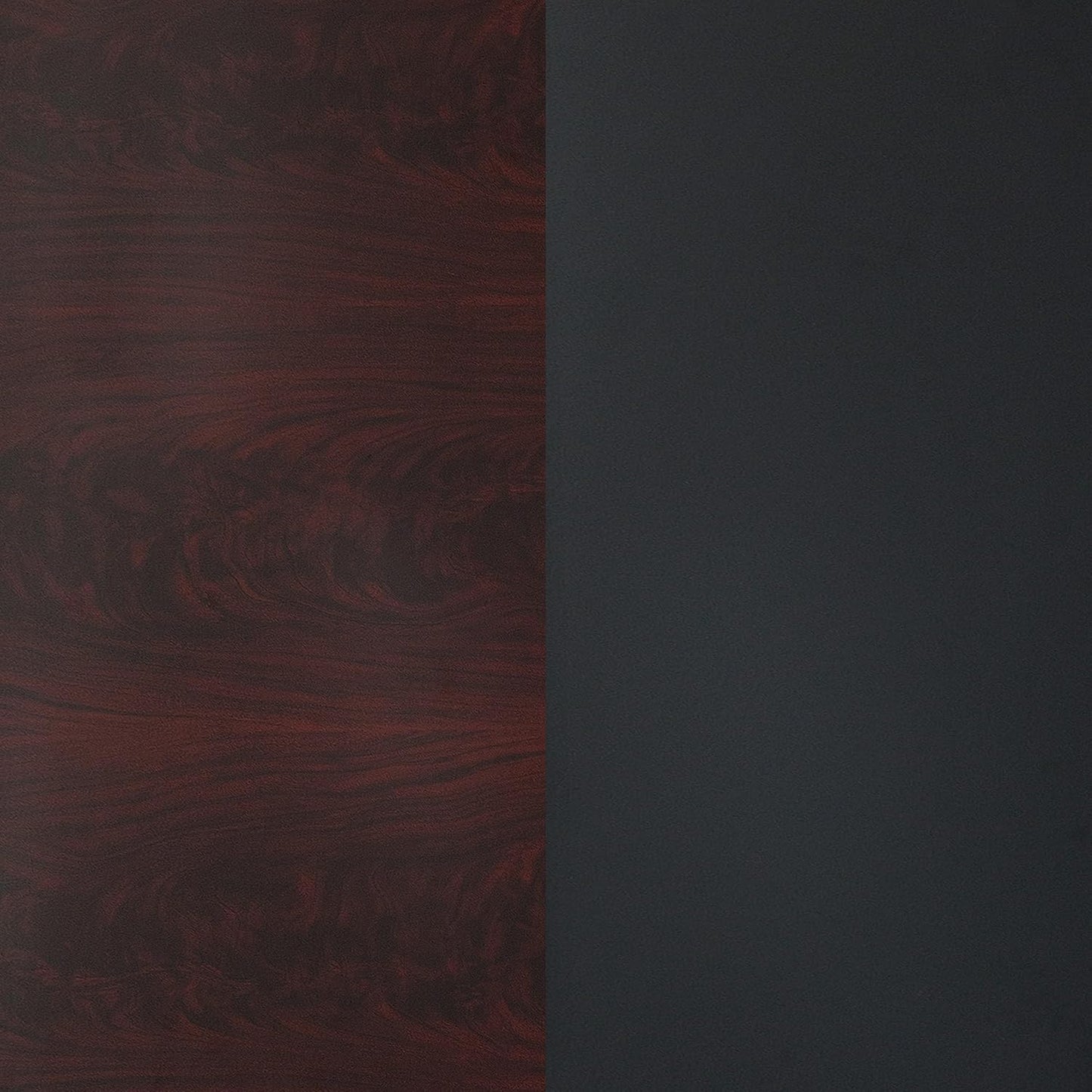 Rectangular Black/Mahogany Reversible Laminate Table Top 24"x42"