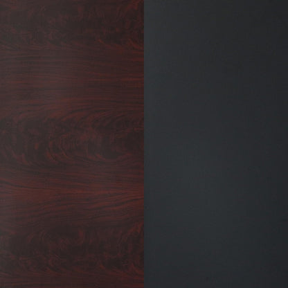 Rectangular Black/Mahogany Reversible Laminate Table Top 24"x42"